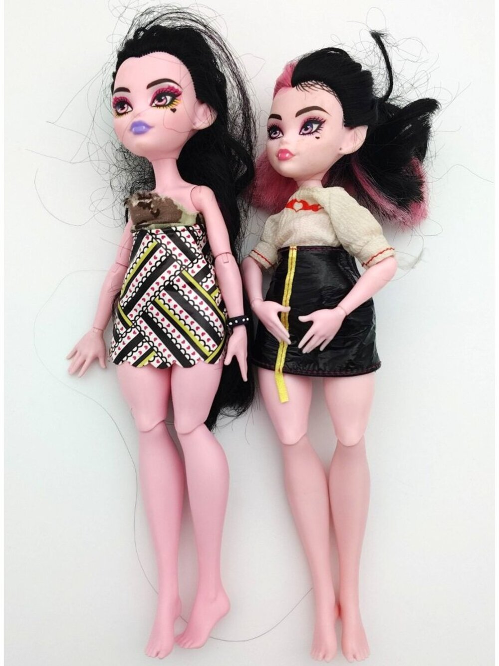 Monster High Draculaura Doll Lot Neon Frights Gen 3 Mattel Loose Dolls